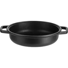 Frying pan 2 handles (induction)  cast aluminum, teflon  D=240, H=70, B=333mm  black