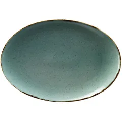 Dish “Trend Split” oval  porcelain , L=30, B=21cm  green.