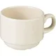 Чашка кофейная «Айвори» фарфор 100мл D=65,H=50,L=85мм слон.кость, изображение 3