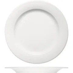 Plate “Dialogue” small  porcelain  D=200, H=15mm  white