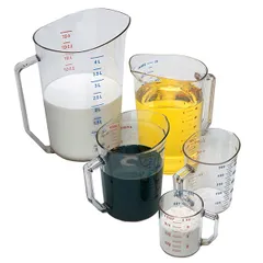 Стакан мерный с ручкой поликарбонат 2л D=14,5,H=23см прозр., изображение 3