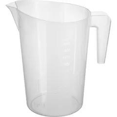 Стакан мерный с ручкой пластик 5л ,H=30,2,L=27,B=20см белый