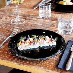 Тарелка «Эволюшн Блэк» мелкая стекло D=270,H=18мм черный, изображение 4