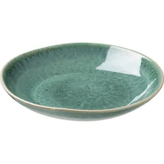 Тарелка глубокая «Эрбосо Реативо» для плова фарфор 1,5л D=305,H=15мм бирюз.,бежев., изображение 2