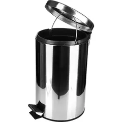 Pedal bucket  stainless steel  12 l  metal.