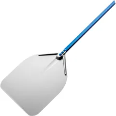 Square pizza shovel “Azzurra”  anodized aluminum , L=50/170, B=50cm