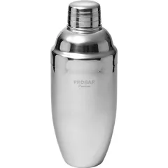 European shaker “Probar Premium Pure”  stainless steel  0.7 l  D=85, H=220mm  silver.