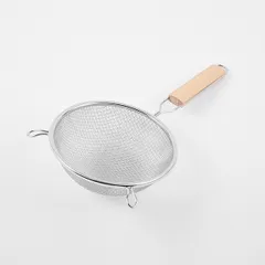Сито с ручкой сталь нерж.,дерево D=155,L=315,B=60мм