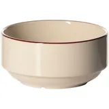 Чашка бульонная «Кларет» фарфор 285мл D=12,H=6см бежев.,бордо