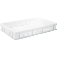 Perforated food container plastic 21l ,H=10,L=60,B=40cm white