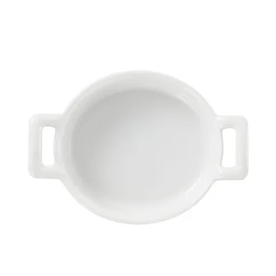 Сковорода порционная для комплимента «Бель Кузин» фарфор 30мл ,H=20,L=75мм белый, изображение 3