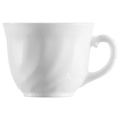 Tea cup “Trianon” glass 220ml D=85,H=65mm white