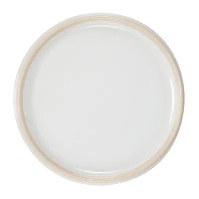Тарелка «Деймос» мелкая керамика D=275,H=25мм белый,бежев.