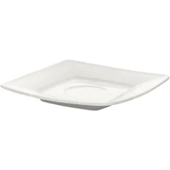 Блюдце «Виктория» фарфор ,H=15,L=149,B=149мм белый, изображение 2