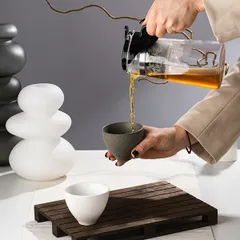 Пиала для чая Floral фарфор 150мл серый, изображение 4