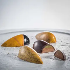 Форма для шоколада «Капля» [21 ячейка] поликарбонат ,H=26,L=275,B=175мм прозр., изображение 2