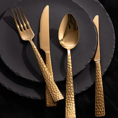 Нож столовый «Палас Мартелато» сталь нерж. золотой, изображение 2
