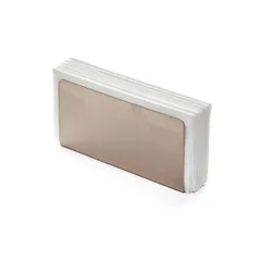 Салфетница «Нобель» прямоугольная мельхиор ,H=8,L=15,B=3см серебрист., изображение 2