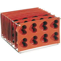 Подставка для кондит.форм сталь нерж. ,H=19,5,L=29,5,B=26,5см металлич.