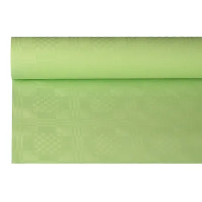 Скатерть в рулоне L=8,B=1.2м бумага св.зелен.