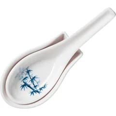 Ложка для мисосупа пластик ,H=30,L=95,B=70мм белый, изображение 4