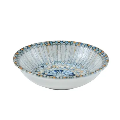 Салатник «Мозаик» фарфор 220мл D=130,H=38мм разноцветн.