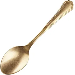 Coffee spoon “Settecento Gold”  stainless steel  metal.