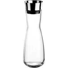 Jug  glass, stainless steel  1 l  clear.