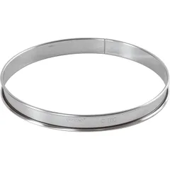 Pastry ring  stainless steel  D=18, H=2cm  metal.