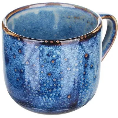 Чашка чайная «Ирис» фарфор 350мл D=9,H=8см голуб., Объем по данным поставщика (мл): 350