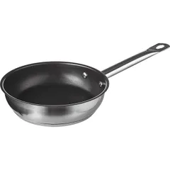 Frying pan  stainless steel, anti-stick coating  D=200, H=55mm  metallic, black