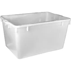 Food container polyethylene 100l ,H=40,L=80,B=52cm white