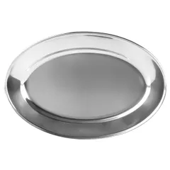 Oval serving dish “Prootel”  stainless steel , L=35, B=23.5 cm  silver.