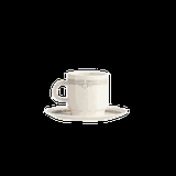 Блюдце «Каррарэ» D=115,H=15мм бежев.,песочн.