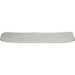 Блюдо для подачи «Сноу» фарфор ,L=32,7,B=12,8см белый