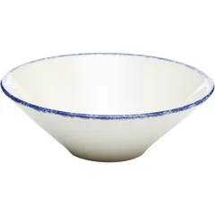 Salad bowl “Blue Dapple”  porcelain  D=11cm  white, blue