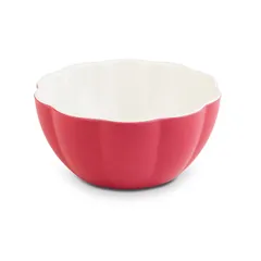 Salad bowl plastic 300ml D=13,H=6cm red,white