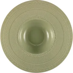 Pasta plate “Skalistos” ceramics 200ml D=23,H=4cm green.