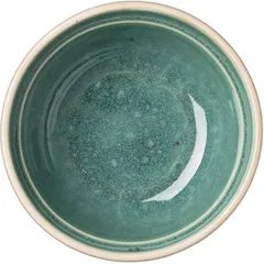 Салатник «Эрбосо Реативо» фарфор 300мл D=125,H=55мм бирюз.,бежев., изображение 2