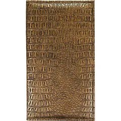 Wine list folder “Crocodile” leatherette ,L=33,B=19cm bronze.