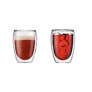 Стакан для горячих напитков «Павина» набор[2шт] стекло 360мл прозр., Объем по данным поставщика (мл): 360