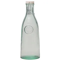 Bottle with cork glass 1l D=98,H=280mm clear.