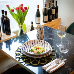 Кувшин «Талассиос» керамика 1,4л D=12,5,H=23,5см бежев.,синий, изображение 3