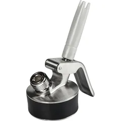 Головная часть для сифона для сливок «Крим профи» металл,пластик D=57,H=127,B=97мм металлич.,серый