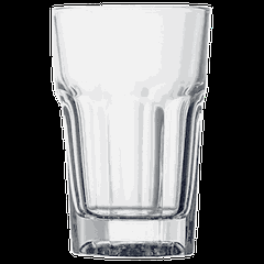 Highball “Casablanca Vi Block” glass 275ml D=77,H=117mm clear.