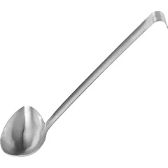 Spoon for sauce stainless steel ,H=6,L=38,B=10cm metal.