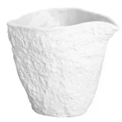 Молочник «Рока» для молока, масла, соуса матовый фарфор 200мл ,L=105,B=90мм белый, изображение 2