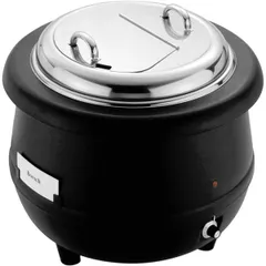 Мармит-супница электрический металл,пластик 10л D=40/28,5,H=35см 400вт черный