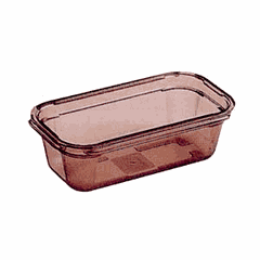 Gastronorm container (1/3) “Alto+”  polycarbonate , H=15, L=32.5, B=17.6 cm  brown.