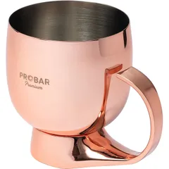 Кружка «Солар» металлическая сталь нерж. 350мл D=81,H=99,L=120мм медный, изображение 2